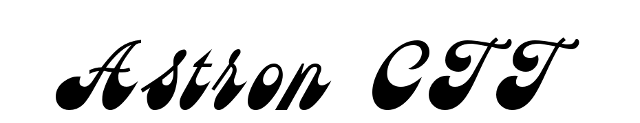 Astron CTT Font Download Free